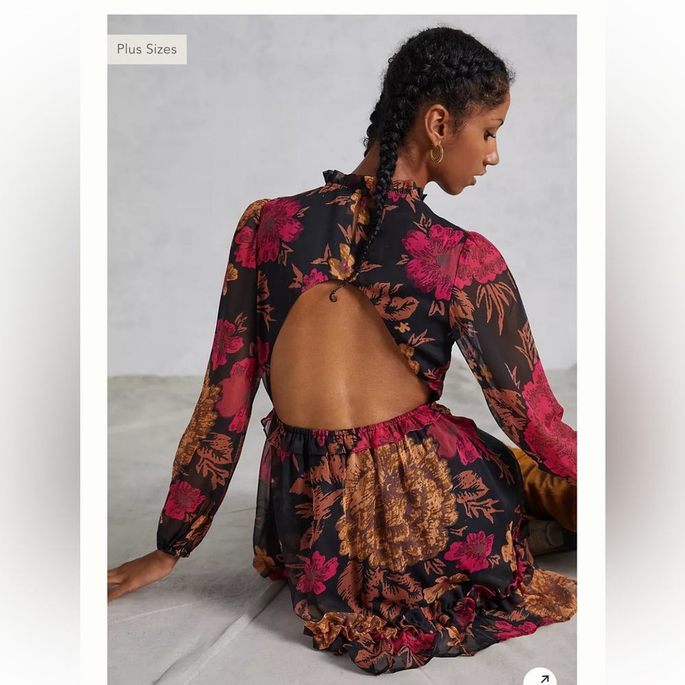 New without tags never worn. Open back dress from Anthropologie.
